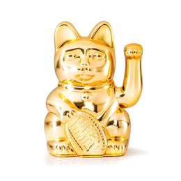 Maneki Neko  - Shiny Gold, classic