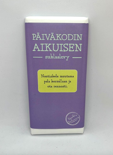 Donoka- Maitosuklaalevy - P&auml;iv&auml;kodin aikuisen suklaalevy
