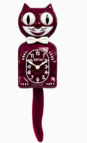 Kit-Cat sein&auml;kello (iso) Ruby Red