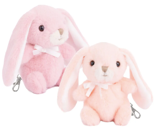 Bukowski Design laukkukoru - Bouncy bunny, jumbo (pinkki/persikka)