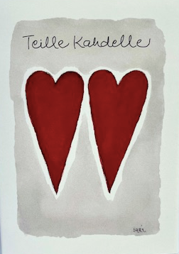 2-osainen kortti Sari's Artwork - Teille kahdelle